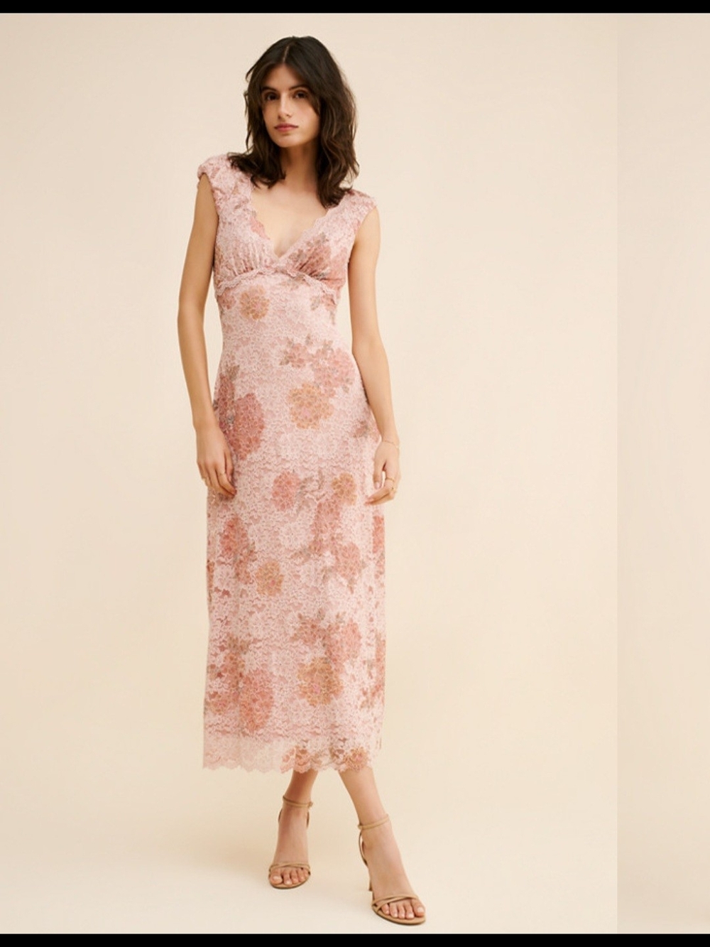 FREE PEOPLE Butterfly Babe Midi Dress Sz L NWOT